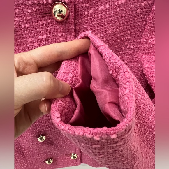 🩷NWOT🩷 MANGO Tweed Lady Jacket in XS - Picture 5 of 10